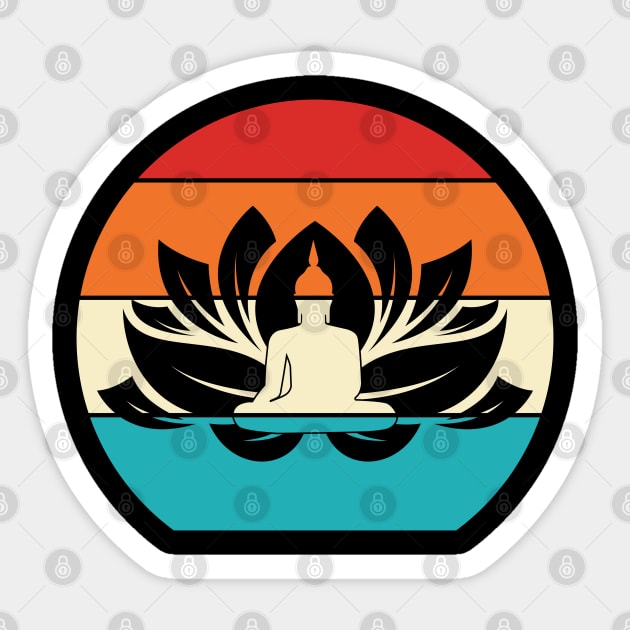 Yoga Serenity: Balance, Mindfulness, and Inner Peace Sticker by Steve